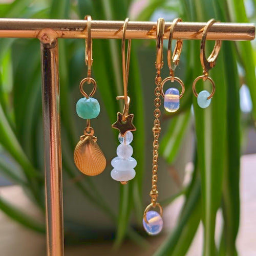 Mix en match oorbellen rvs 3