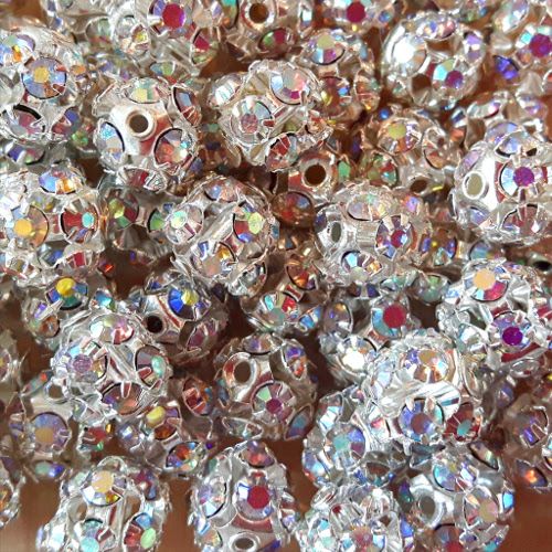 Rhinestone kralen 6 of 8 mm