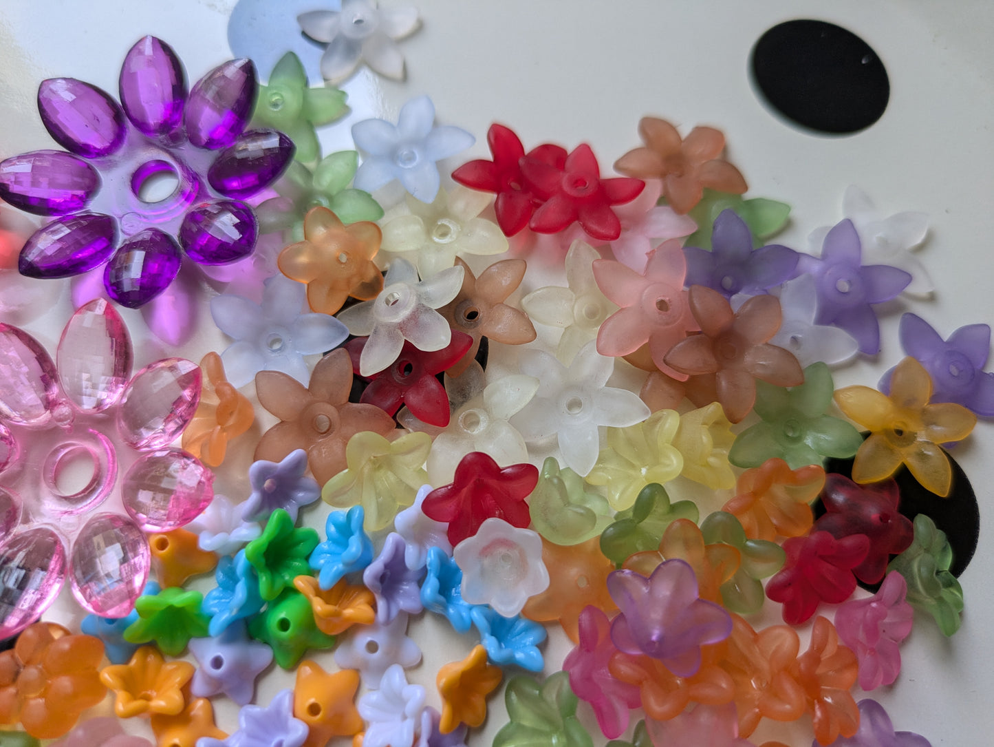 Kralenmix bloemen (200x)