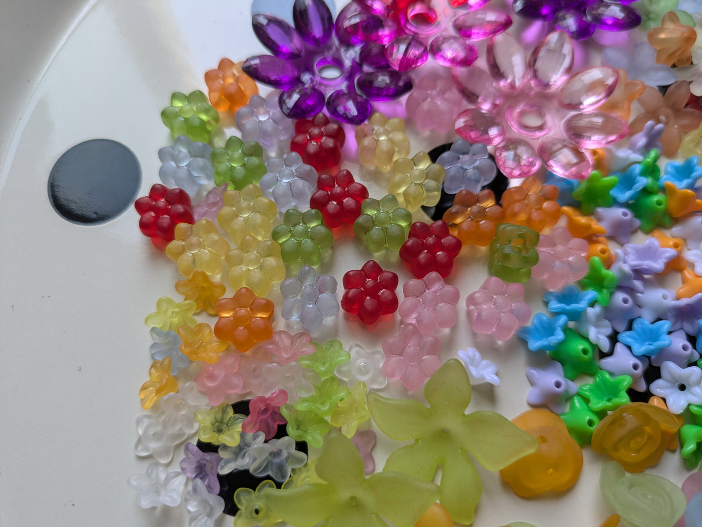 Kralenmix bloemen (200x)