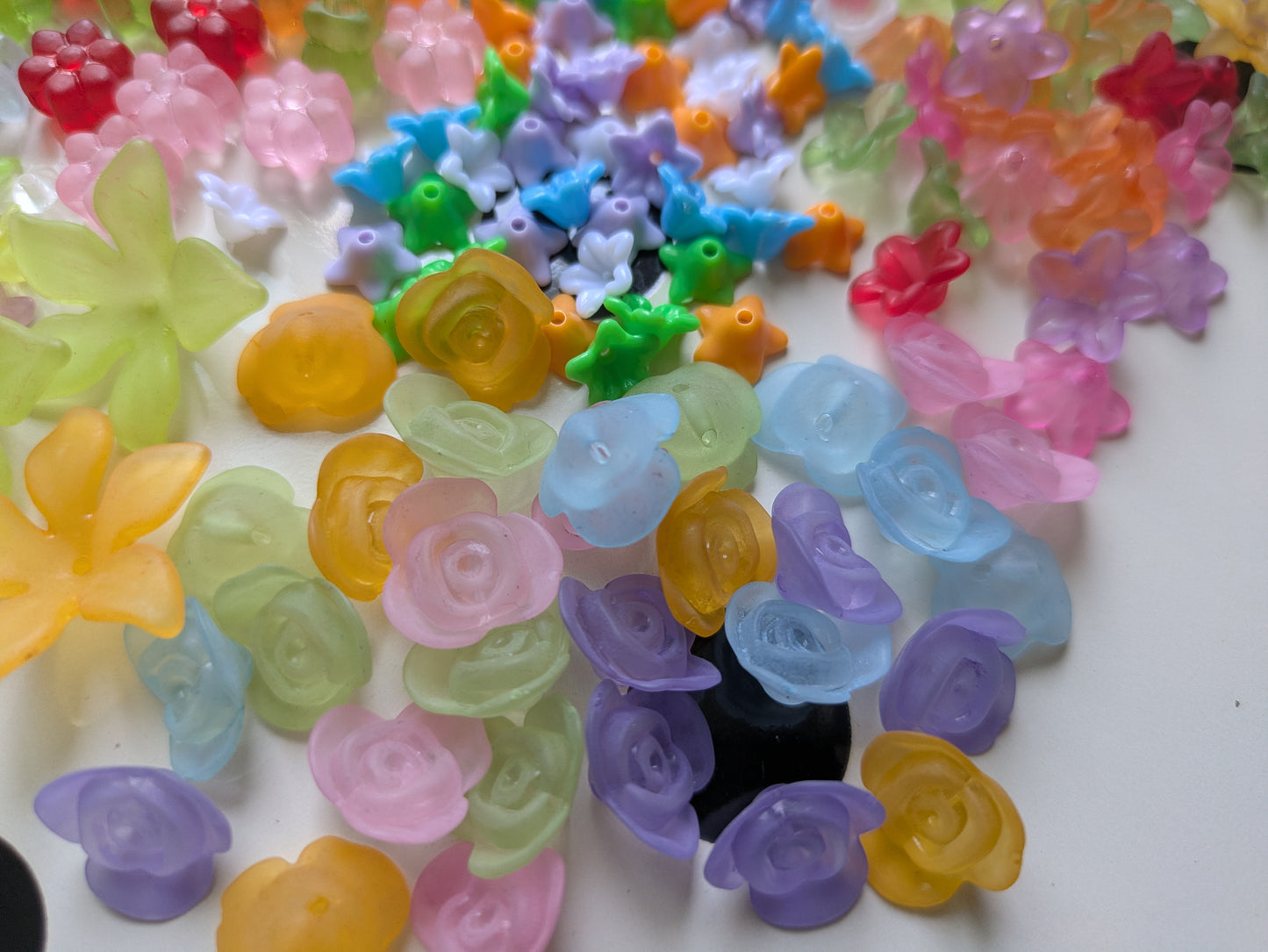 Kralenmix bloemen (200x)