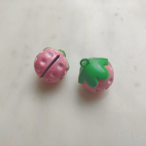 Aardbeibelletje roze (1x)