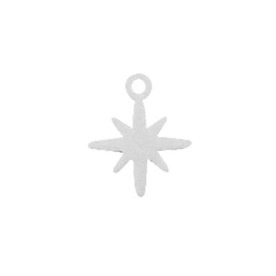 Charm filigraner Stern silber