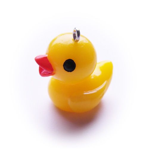 Charm gelbe Ente (klein / groß)