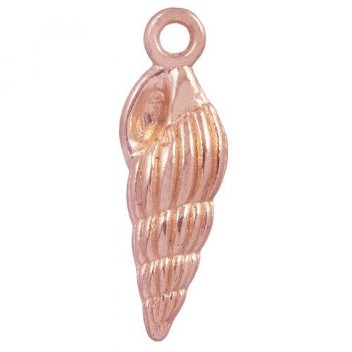 Charm Muschel Muschel Roségold (1x)