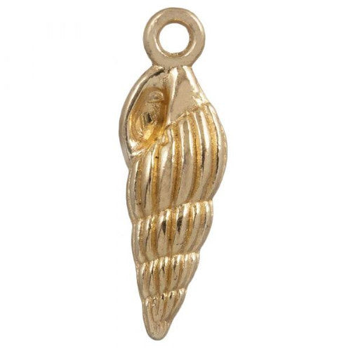 Charm Muschel Muschel Gold (1x)