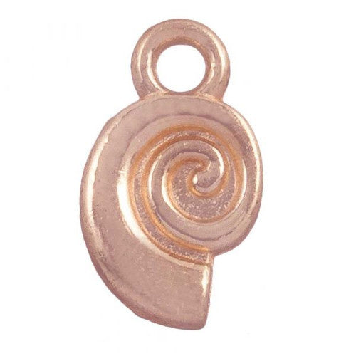 Charm Spirale Muschel Roségold (1x)