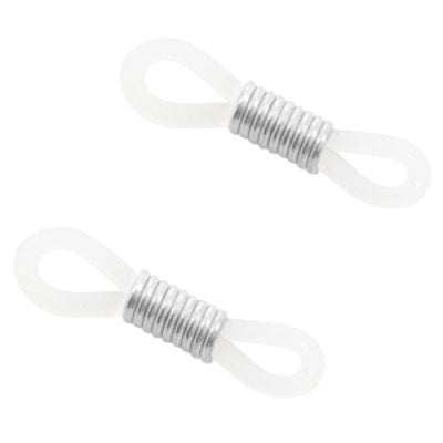 Brilkoord elastiekjes transparant (6x)