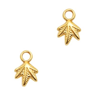 Bedel DQ miniblaadje goud (2x)