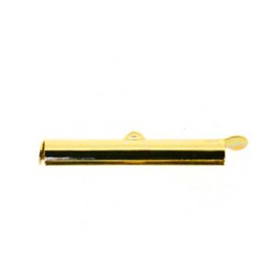 Schuif eindkap 30 mm goud (1x)