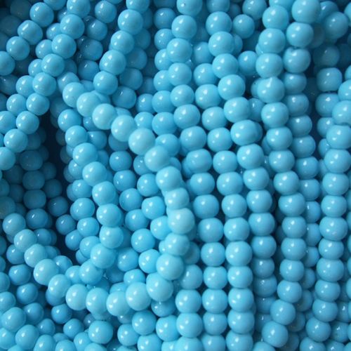 Glasperle 4mm Babyblau (50x)