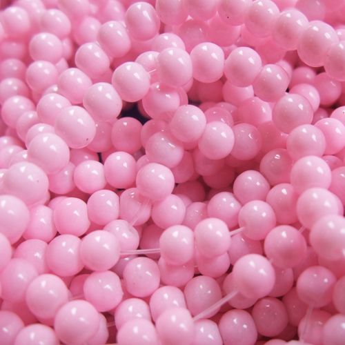 Glasperle hellrosa 4 mm (50x)
