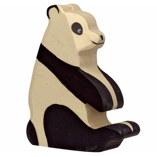 Pandabär aus Holz