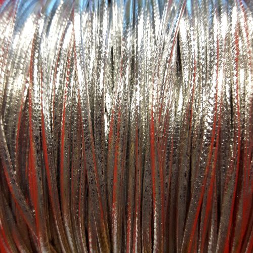 Kunstlederband Silber (5m)