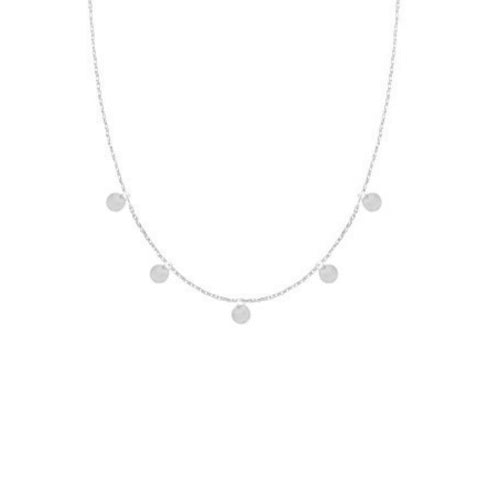 Ketting coins zilver rvs