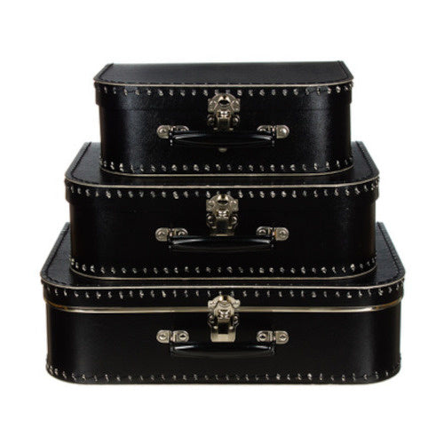 Koffer zwart (set of los)