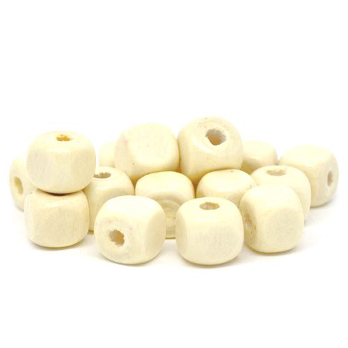 Houten blanco kraal vierkant 10 mm (15)