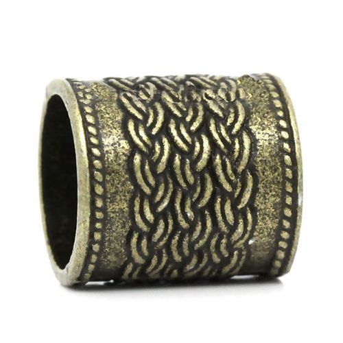 Cilinderkraal brons (3x)