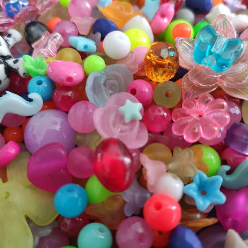 Kralenmix kunststof 1000 stuks