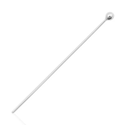 Nietstift bolletje rvs  (15x)