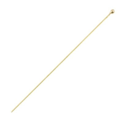 Nietstift bolletje goudkleurig (20x)