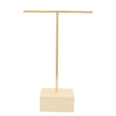 Oorbellenstandaard hout/goud