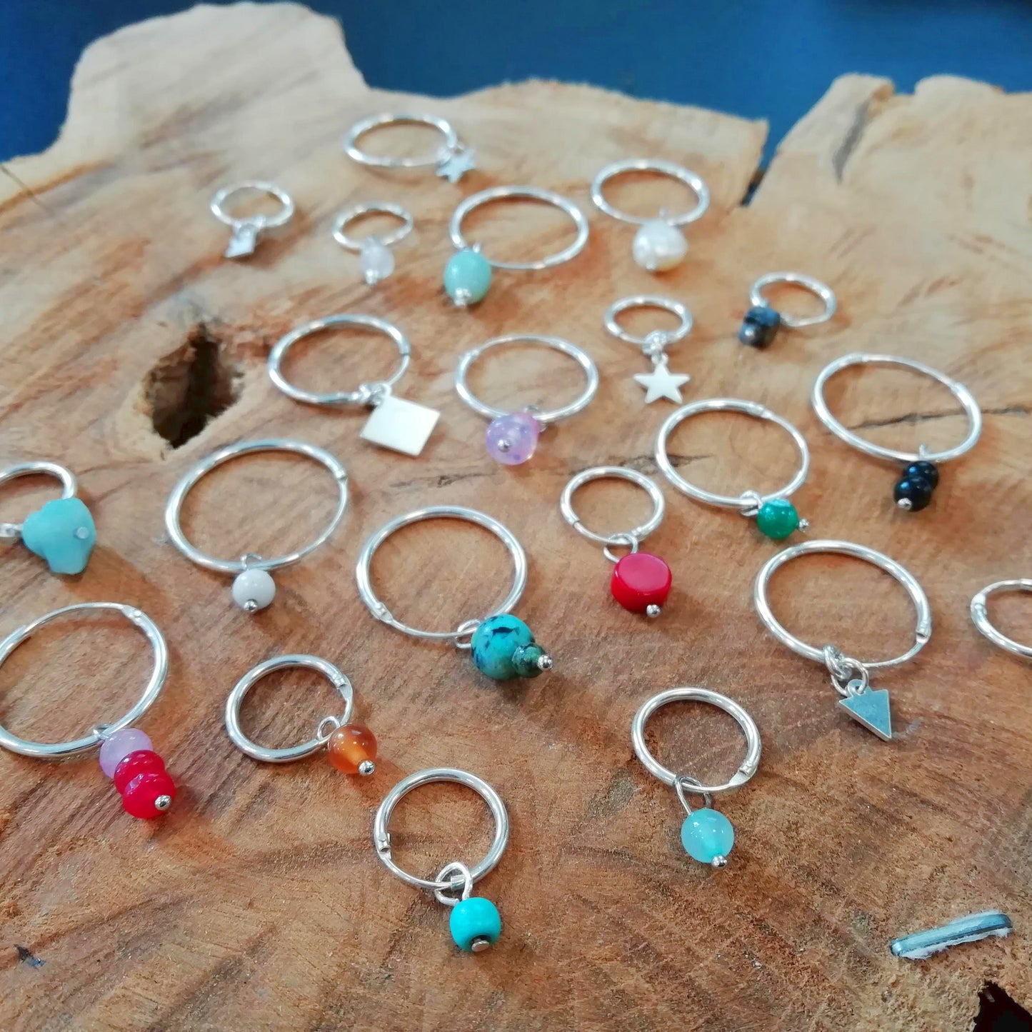 Mix & Match oorringen sterling zilver