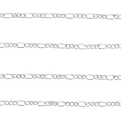 Schakelketting Sterling zilver 1,6 mm (per 10 cm)