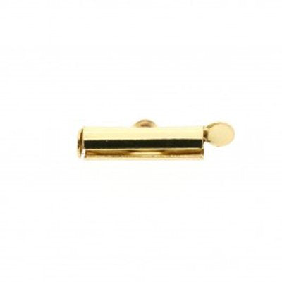 Schuif eindkap 15 mm goud (1x)