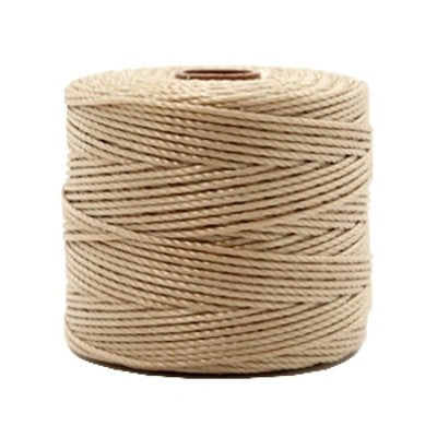 Nylon S-londraad 0,6 mm beige bruin(10m)