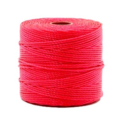 Nylon S-londraad 0,6 mm koraalroze (10m)
