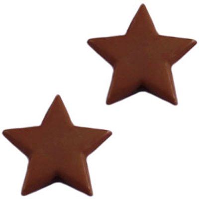 Starke Acrylperle 14 mm braun (15x)