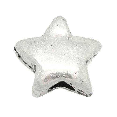 Sterkraal zilverkleurig 9 x 10 mm (1x)