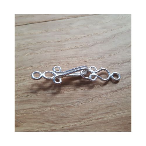 Haakslot Sterling zilver