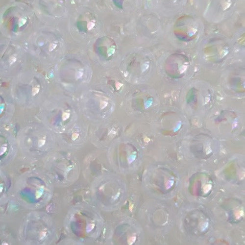 Transparente Perle mit Regenbogenglanz 6 mm (20x)