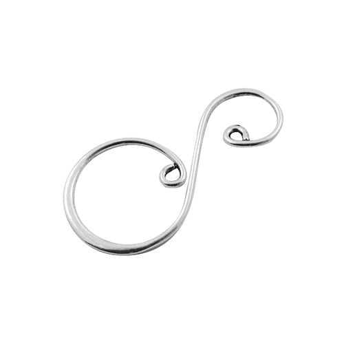 Verbindungsstück Twist antiksilber (5x)