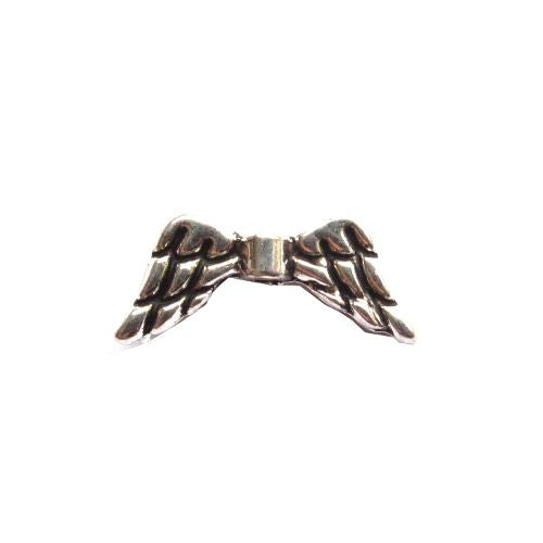 vleugelkraal antiek zilver (10x)