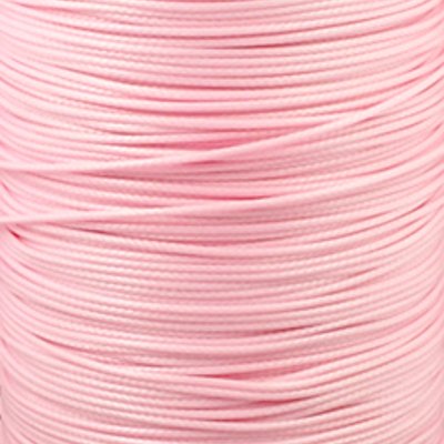 Wachsschnur Polyester 0,5 mm hellrosa (5m)