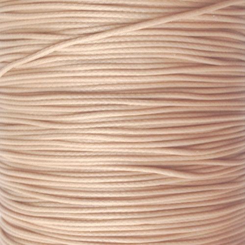 Waxkoord polyester 1 mm zand (5m)