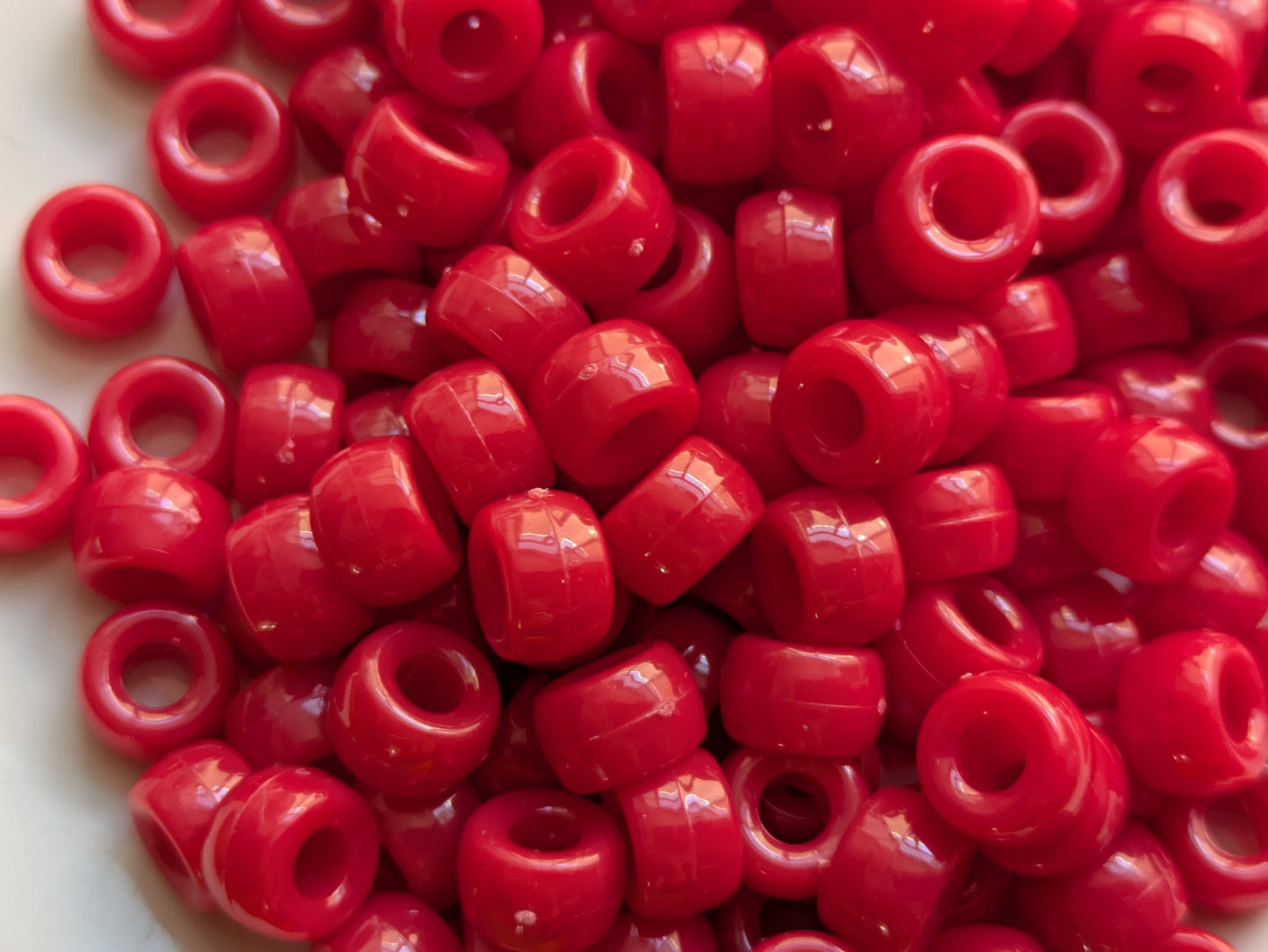 Ponyperlen rot (50x)