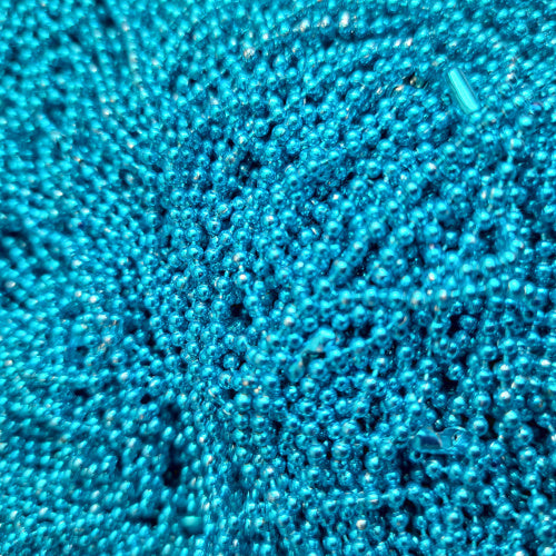 Restant turquoise ballchains (20x)