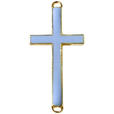 Kreuzkreuz Gold/Graublau (1x) - Kopie