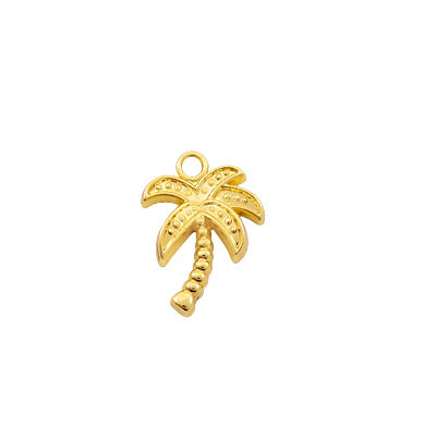 Charm Metallpalme Gold