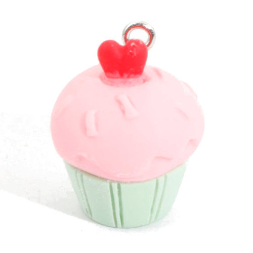 Charm Cupcake rosa/mint