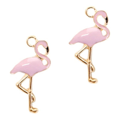 Charm Flamingo Gold / Hellrosa (1x)