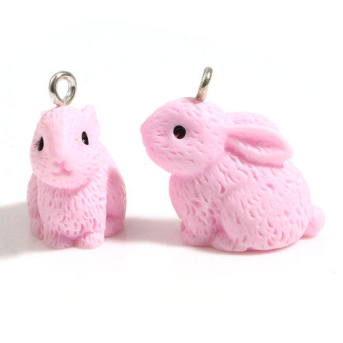 Charm Hase rosa