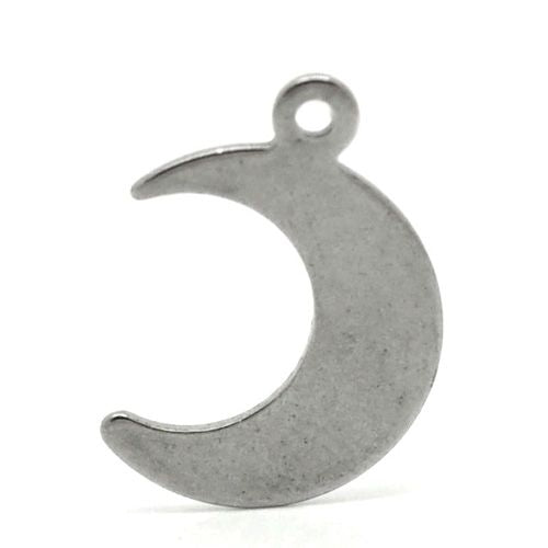 Charm Mond Edelstahl (1x)