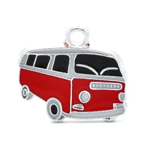 Charm roter Bus (1x)