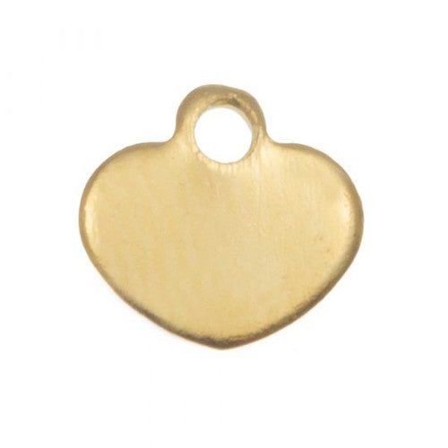 Charm Edelstahl Mini-Herz gold (1x)