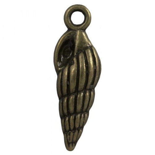 Charm Muschel Muschel Bronze (1x)